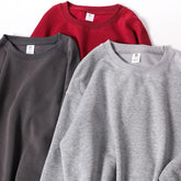 Autumn And Winter American Retro Composite Crew Neck Pullover Sweatshirt Men